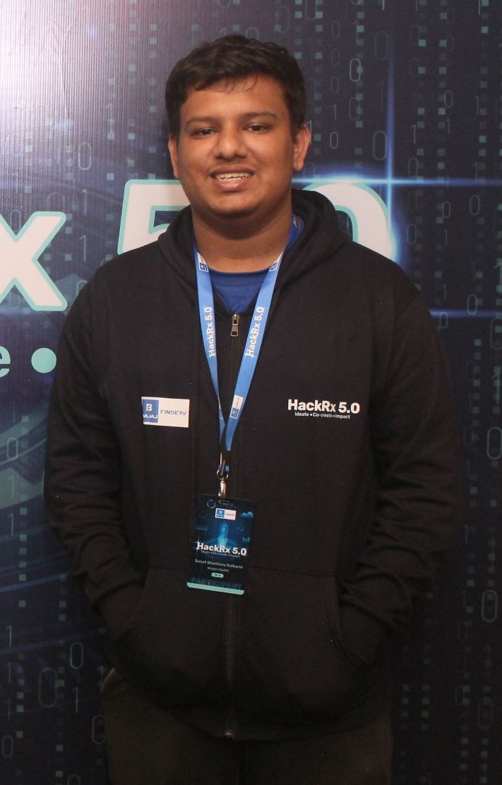 Sanat Kulkarni - Professional Photo at HackRx Event
